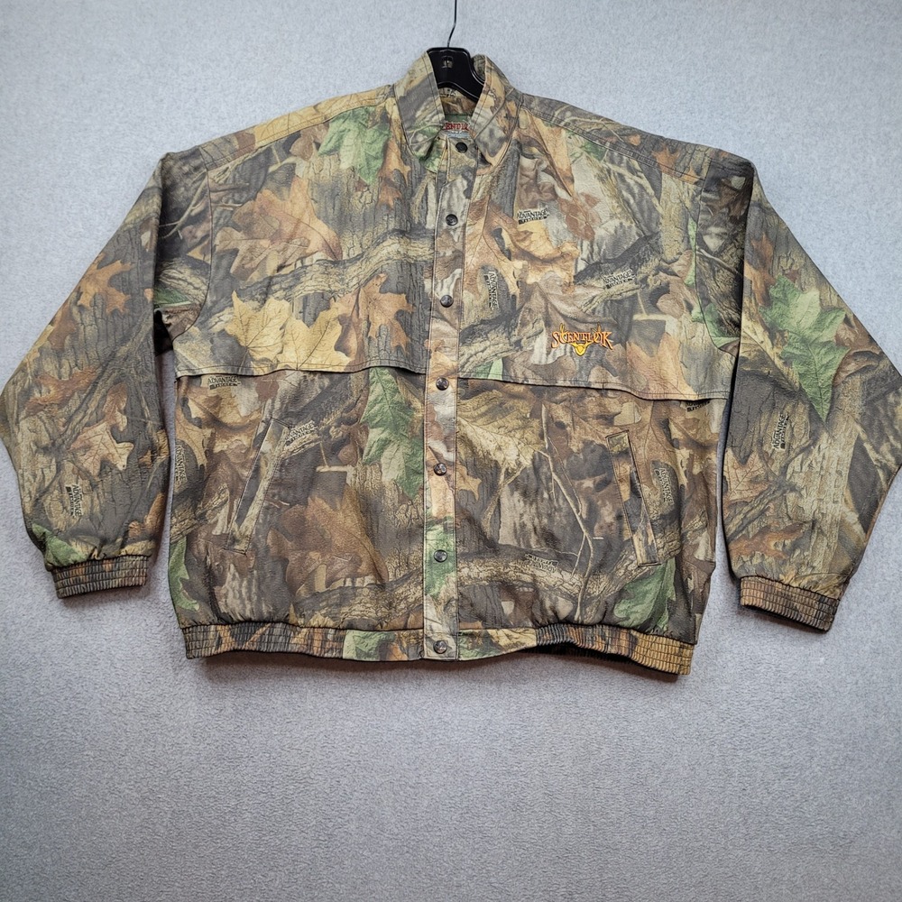 ScentLok Hunting Jacket Mens 2XL Camo Advantage Timber Odor Eliminator 7111